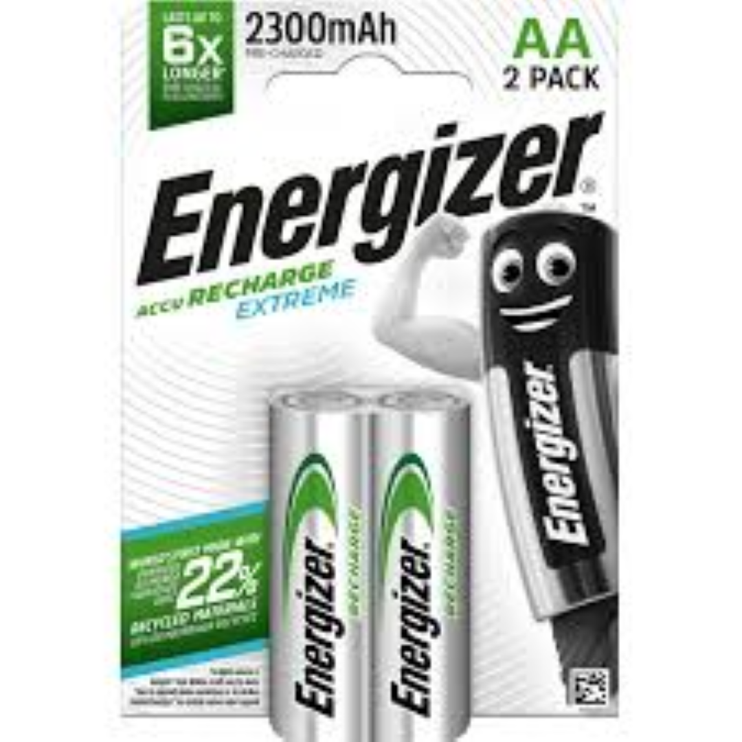 ENERGIZER  BATTERY ACCU RECHARGE 1X AA2